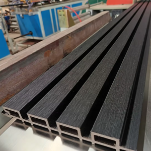 Revestimiento de Pared Exterior de WPC de Alta Calidad y Bajo Precio, Estilo Tejido, Coextrusión, Panel Decorativo de Revestimiento de Pared de WPC - Product Image 1