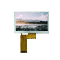 480x272 Resolution 4.3 inch TFT LCD RGB Interface 40 pin IPS Screen for Instrument