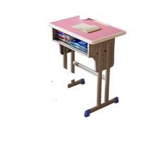 Série Primar : Ensemble Chaise et Bureau d'Écriture Moderne en Métal, Hauteur Réglable, Écologique et Durable pour l'École et la Salle d'Étude