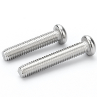 Vis à tête cylindrique Phillips à filetage complet extra longues en acier inoxydable 304 A2 M3 M4 M5 M6