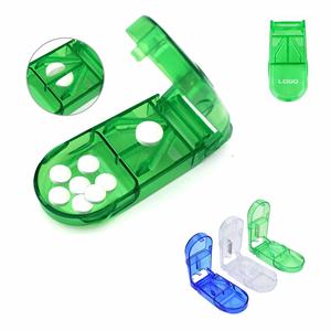 Mini Cortador de Pastillas Compacto para Viaje, Estuche Divisor de Medicamentos con Protección, Caja para Pastillas, Precio al por Mayor, Tamaño de Bolsillo, Divisor de Tabletas - Product Image 1