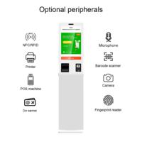 Tótem de Autoservicio con Pantalla Táctil para Pedidos y Pagos, Kiosco Interactivo para Comercios y Restaurantes