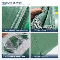Sacs en polypropylène (PP) tissé recyclables à prix abordable pour le transport de terre et de sable, sacs d'emballage de marchandises avec impression sérigraphique pour la logistique et la poste