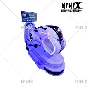 Console de jeu VR d'intérieur avec équipement de moto, expérience de réalité virtuelle, construction métallique, pour centre de jeux vidéo - Product Image 2