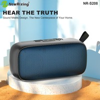 NR-S208 Enceinte portable d'extérieur Bluetooth sans fil avec poignée, mini colonne TWS pour le cyclisme et la randonnée, appels mains libres, format de poche