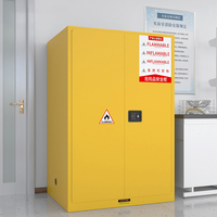 Gabinete de Seguridad de Acero a Prueba de Explosiones CYD de 90 Galones, Almacenamiento de Laboratorio para Alcohol, Materiales Inflamables y Peligrosos