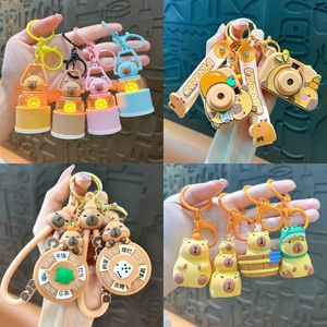 Cute Capybara Themed Projection Camera <b>Keychain</b> Creative Mini Projector Toy Lovely Bag Charm and Couple Accessory Wholesale - Product Image 2