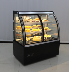 Vitrines réfrigérées ouvertes pour gâteaux et pâtisseries, avec dos en verre droit ou courbé, <span class=keywords><strong>de</strong></span> 0,9 m, 1,2 m, 1,5 m, 1,8 m / Comptoirs <span class=keywords><strong>de</strong></span> présentation pour boulangerie - Product Image 5