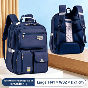 English: Multi Color Large Capacity Student <b>Backpack</b> Kids <b>School</b> Daypack Support Custom Logo For <b>School</b> Travel - Product Image 2