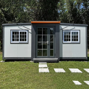 Casa Modular Portátil Plegable de Lujo de 20 Pies/40 Pies, Contenedor Prefabricado con Sala de Estar, Dormitorio y Taller - Product Image 1