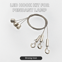 Kit de suspension LED en fer forgé pour suspension lumineuse, vente en gros
