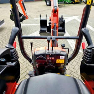 Kubota Mini Excavator U10-56 Orange Hydraulic Controls <b>Seat</b> Cab Operator View 270KG Over 50000 Hours - Product Image 6