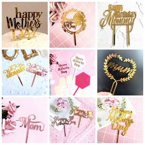 Super Dad Black Acrylic Mirror Cake Topper para <span class=keywords><strong>Feliz</strong></span> cumpleaños Dad Happy Father's Day DIY Postre Party Decoraciones PQA335 - Product Image 6