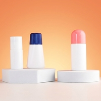 PE Plastic Flessen 20ml/50ml Witte Muggenwerende Lotion Pijnstillende Lotion Actuele Toepassing Schroefdop Pomp Spons-Tip