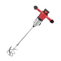 AEROPRO A708 Nouveau mélangeur sans fil 20V sans balais à double vitesse 650 tr/min, mélangeur à pales 80L pour mortier, peinture, plâtre, mastic, poudre, béton