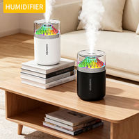 Humidificateur à ultrasons portable USB silencieux pour voiture et maison, mini atomiseur d'air, corps en plastique