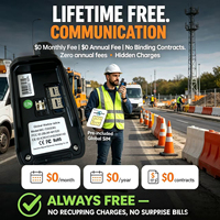 Perangkat Komunikasi Darurat Bisnis Keamanan Gereja Global Firstnet Band 14, Radio PTT Walkie Talkie 4G POC