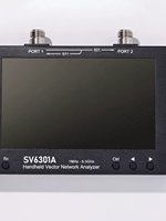 Analyseur de réseau vectoriel large bande 1 MHz-63 GHz, écran 7 pouces, haute précision pour les tests RF et micro-ondes (VNA)