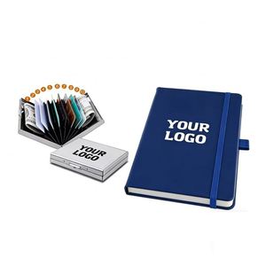 Factory Wholesale Custom Logo Metal <b>Box</b> Minimalist Style Promo Gift Business Card Holder and Wallet - Product Image 1