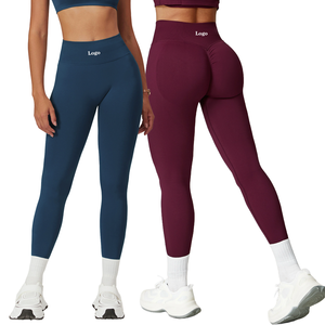 Leggings Yoga Senza Cuciture con Effetto Push-Up per Donna, <span class=keywords><strong>Pantaloni</strong></span> Sportivi ad Asciugatura Rapida per Corsa e <span class=keywords><strong>Fitness</strong></span> - Product Image 1