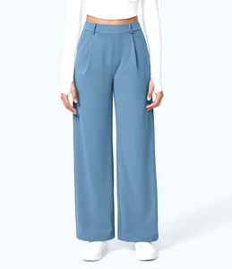 <span class=keywords><strong>Pantalones</strong></span> Casuales <span class=keywords><strong>de</strong></span> Cintura Alta, Holgados, para Actividades al Aire Libre, Deportivos, <span class=keywords><strong>Elásticos</strong></span>, con Estampado Sólido, Cintura Elástica, Pierna Ancha - Product Image 1
