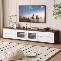 Meuble TV moderne de luxe pour salon, certification CE européenne, haut de gamme, hôtel, appartement, villa familiale