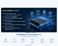 Ordinateur AI Edge TWOWIN T1530G NVIDIA Jetson AGX Thor T4000/T5000 1200/2000 TFLOPS avec système d'exploitation Linux Ubuntu pour la robotique IA