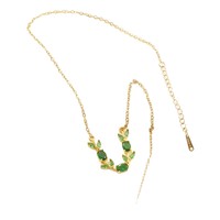 Collier unisexe en cuivre plaqué or avec pendentif fleur et zircon micro-incrusté, chaîne à maillons, accessoires sportifs quotidiens