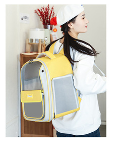 Evcil Hayvan Taşıma Çantası Köpek Evcil Hayvan Çantası Taşınabilir Nefes Alabilen Evcil Hayvan Sırt Çantası Küçük Orta Boy Köpek Kedi Yavrusu Açık Hava Seyahat Kamp Yürüyüş Gezisi için - Product Image 6