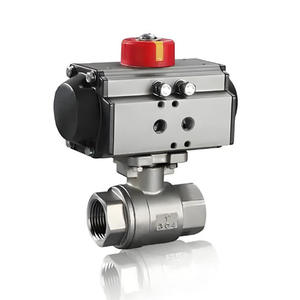 Válvula de Bola de Plataforma Alta Eléctrica de Acero Inoxidable 304 Q11F-16P, Dos Piezas, Rosca Interna y Externa, Serie 316 - Product Image 3