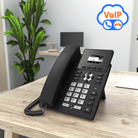Einstiegs-HD-SIP-IP-Telefon mit PoE, Konferenzanrufen und sicherem TLS für Büro- und Hotelnutzung – kostengünstige VoIP-Lösung