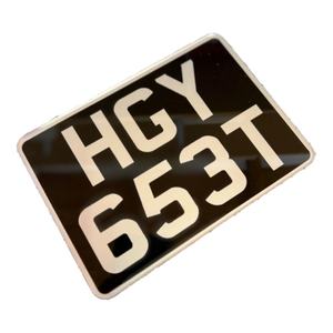 Portaplacas Acrílicos para Matrículas del Reino Unido, Película Reflectante 3D para Matrículas de Coche, Placa de Matrícula Acrílica - Product Image 3