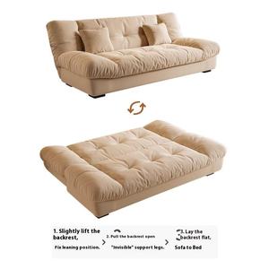 Italienische moderne Wolke Schlafs ofa Extrem einfaches Design für kleine Wohnung Miethaus für Schule Hotel Straight Row for Living - Product Image 4