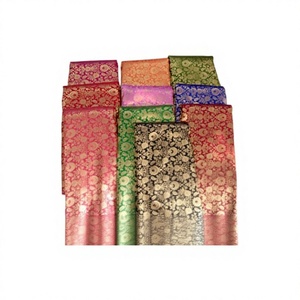 High End Organic Eco-Friendly Brocade Jacquard Silk Fabric Bridal Gown Traditional Clothing <b>Sofa</b> Upholstery Cushion <b>Cover</b> - Product Image 1