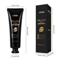 Produits de beauté d'usine : Masque purifiant au collagène et à l'or 24 carats pour le nez, éliminateur de points noirs, nettoyage en profondeur, resserre les pores, hydratant pour le visage