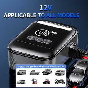Carzip CY-D7 1000A汽车跳车启动器，带轮胎充气机发光二极管灯无线充电器和卡车/摩托车气泵12000毫安时 - Product Image 4