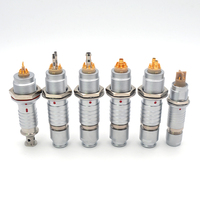 Connecteur pneumatique push-pull compatible LE MO, raccord rapide médical pour air, connecteur circulaire métallique série B