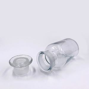 Fabricante de Frascos y Botellas de Vidrio Ámbar Transparente de Boca Estrecha y Ancha de 30 ml, 60 ml, 250 ml, 500 ml, 1000 ml con Tapón de Corcho, MOQ de 100 Piezas - Product Image 2