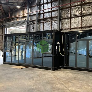 <span class=keywords><strong>บ้าน</strong></span>สำเร็จรูปผนังกระจกปรับแต่งได้ เหมาะสำหรับบ้านสำนักงาน <span class=keywords><strong>บ้าน</strong></span>คอนเทนเนอร์ชั้นเดียว - Product Image 2