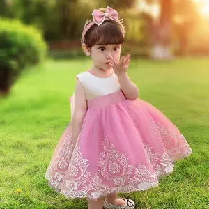 Formal Flower Princess Party Wedding Birthday 0-24 Months Infant Baby Girl Dress