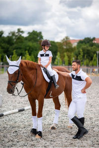 بنطلون فروسية رجالي بمقعد كامل وركبة قابلة للتمدد - Product Image 6