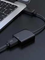 Adaptateur HDTV mâle vers femelle avec logo personnalisé, câbles audio 4K à paire torsadée pour projecteur et moniteur d'ordinateur