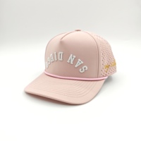 OEM ODM Premium Custom Logo Geborduurde Laser Geperforeerde Dobby Dot Verstelbare Ademend Luipaard Sportieve Baseball Caps Bedrijfs