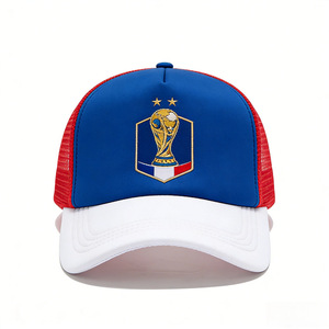 Casquette Snapback de football 2026 en polyester, mousse et tissu en chevron, personnalisable pour le cyclisme et les sports de plein air - Product Image 2
