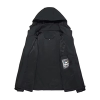 Vente directe d'usine, veste de randonnée imperméable et coupe-vent personnalisée, vêtements de sport respirants pour la montagne, le camping, veste longue à fermeture éclair