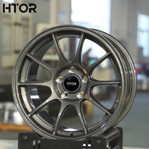 Jantes forgées HTOR personnalisées 18x9.5J 19x8.5J 5x114.3 5x112 gris brillant, jantes de course pour Lancer Evo X <span class=keywords><strong>Golf</strong></span> <span class=keywords><strong>GTI</strong></span> R - Product Image 1