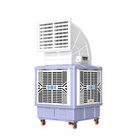 Enfriador de Aire Evaporativo Móvil Keyuefeng de 18000 CFM con Ventilación Única, Ventilador de Gran Tamaño, Aire Acondicionado