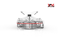 Máquina de Serigrafía Totalmente Automatizada de Grado Industrial, Impresora Ovalada Multicolor para Serigrafía de Camisetas, 24-90 Estaciones