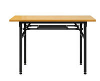 Table de formation pliante moderne à double niveau en bois et métal, avec pieds réglables, mobilier de bureau portable