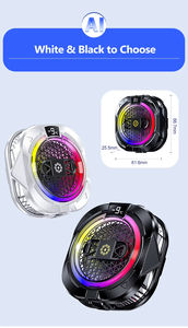 Enfriador de Teléfono Semiconductor Ice Cold Th19 Pro con Pantalla Digital, 9V, Enfriamiento Potente, Clip Magnético 2 en 1 para Juegos - Product Image 3